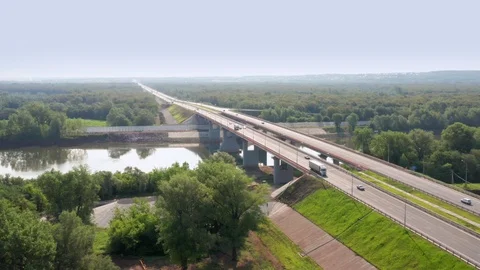 Panorama shot over the road. Video stock 112002739