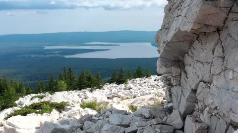 The panorama shot the rock. 스톡 동영상 112927260