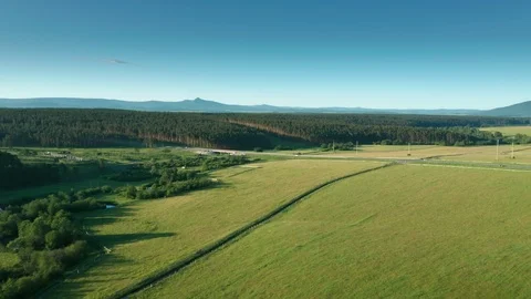 The panorama shot the terrain. 스톡 동영상 112095980