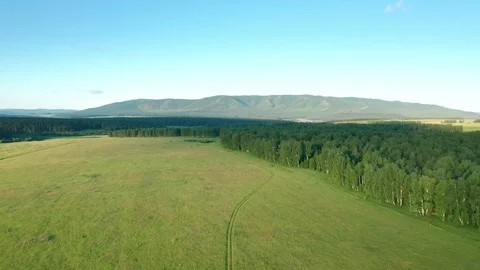 The panorama shot the terrain. 스톡 동영상 112096306