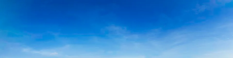Panorama sky with cloud on a sunny day. Stock Photos