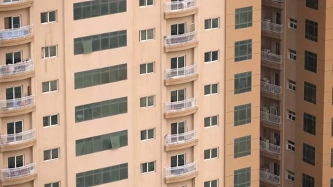 Panorama on the skyscraper Stock Footage 85327665