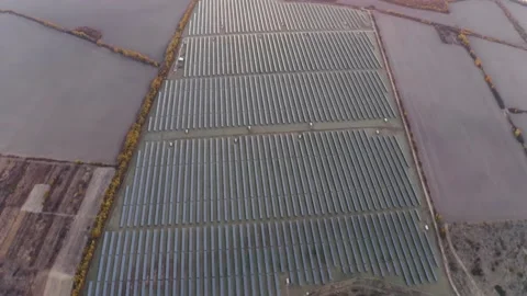 Panorama solar panel, Red oak Stock Footage 171675186