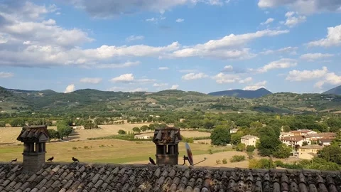 Panorama from Spello Vídeos de archivo 137790465