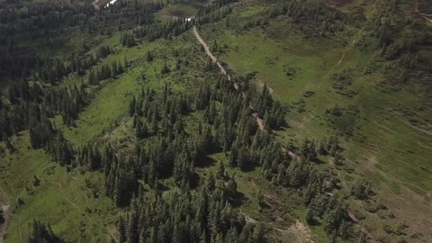 Panorama of the spring mountains Video stock 148169058