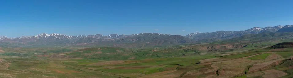 Panorama Takht-e Soleyman Stock Photos