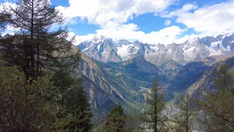 Panorama from Tete d'Arpy 스톡 동영상 331522232