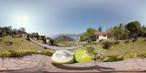 Panorama of tropical island Phi Phi, Thailand Stock Footage 87730936
