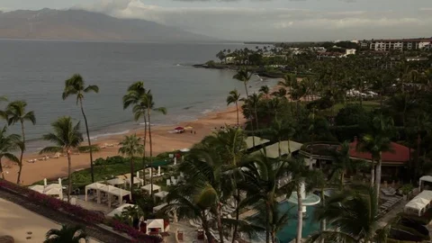 Panorama Tropical Resort Stock Footage 78041569
