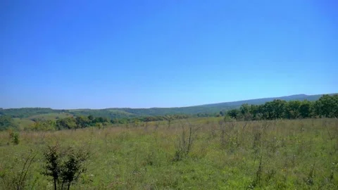 Панорама в предгорье Vídeo Stock 142582944