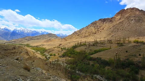 Panorama of the valley of the pass Fatula Stock Footage 44768663