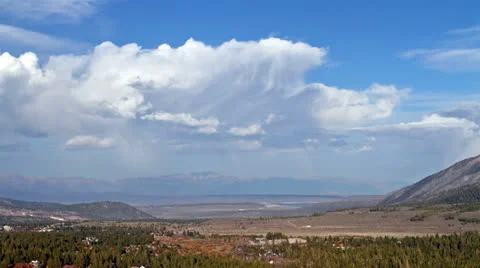 Panorama of the valley, time lapse Stock Footage 25672103