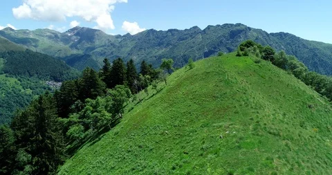 Panorama of Valsesia Stock Footage 111188392