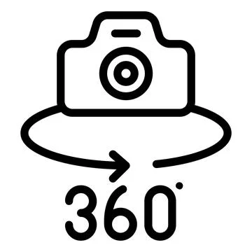 Panorama Vector Icon Design Illustration Illustrazione stock