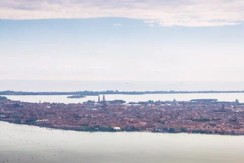 Panorama of Venice Stock Photos