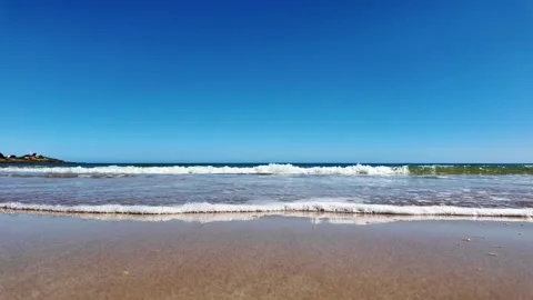 Panorama Video of Easts Beach Tasmania Australia Stock Footage 330085624