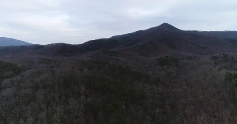 Panorama view of the blue ridge mountain range Stockbeeldmateriaal 84329457