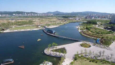 Panorama view of the city Vídeo Stock 310079545