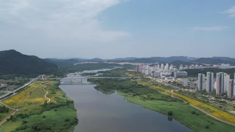 Panorama view of the city Video stock 310079577