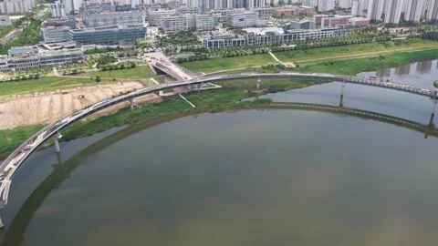 Panorama view of the city Video stock 310079633