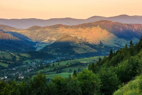 Panorama view on the edge Stock Photos