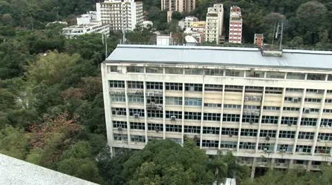 Panorama View of a Large Building in Rio De Janeiro, Brazil 3 Video stock 19712169