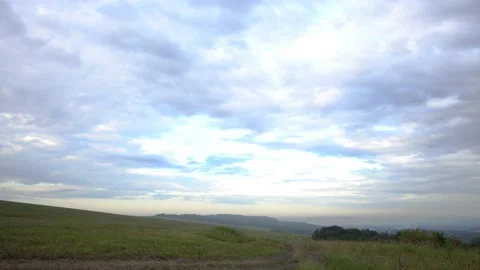 Panorama with a view of the mountain tops Stock Footage 135952194