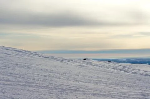 Panorama view of the mountains from the highest point Stock Photos