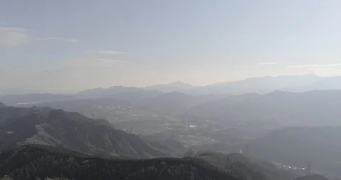 The panorama view from Mt. Kobotokeshiro Video stock 102588095