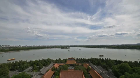 Panorama view of Summer Palace Stock Footage 64307761