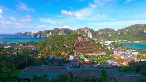 Panorama from the viewpoint Stock Footage 142875159