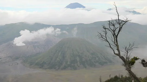 Panorama of Volcanos Video stock 768083