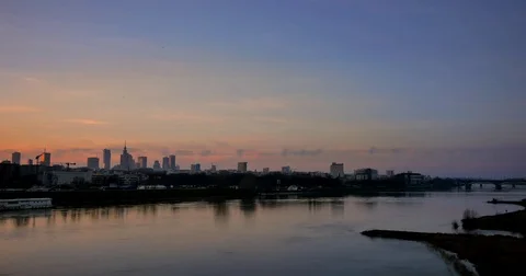 Panorama of Warsaw. Stock-Footage 84133233