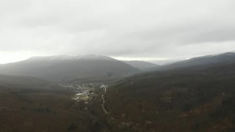Panorama of the winter mountains on the Caucasus. Stock Footage 124591390