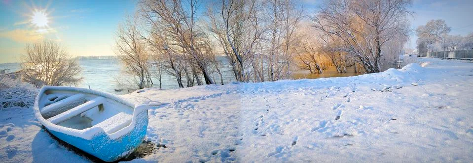 Panorama winter Stock Photos