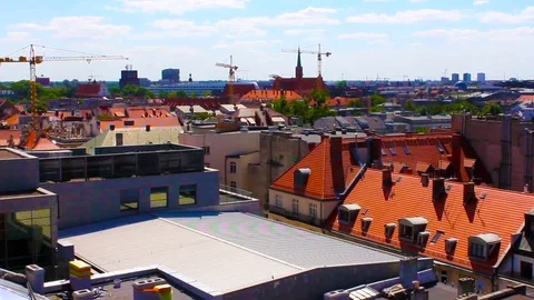 Panorama of Wroclaw Stock Footage 90888863
