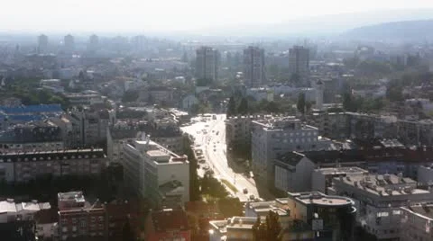 Panorama of Zagreb Stock Footage 10719428