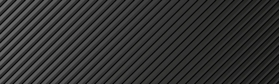 Panoramic abstract dark gradient texture background slanted lines - Vector Illustrazione stock