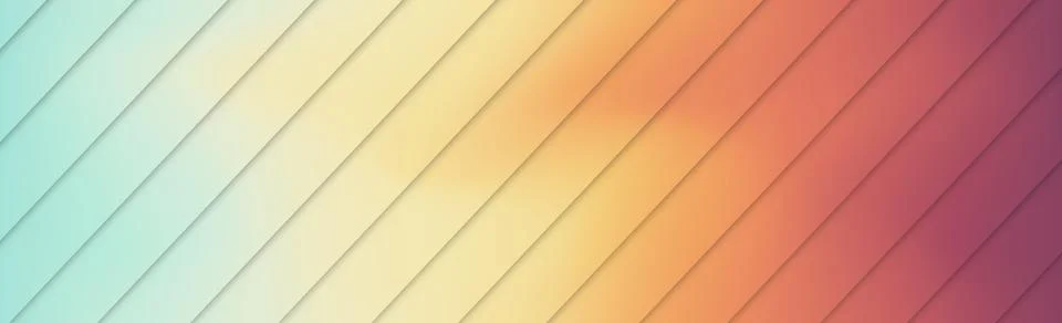 Panoramic abstract web background light multicolored gradient - Vector Stock Illustration