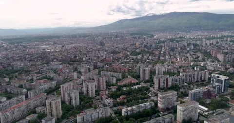 Panoramic aerial view of Sofia. Video stock 154243746