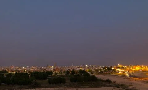 Panoramic of Al Khobar, Eastern Saudi Arabia 스톡 사진