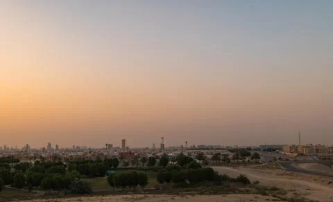 Panoramic of Al Khobar, Eastern Saudi Arabia Stock Photos
