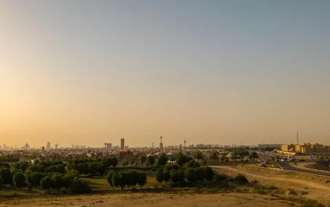 Panoramic of Al Khobar, Eastern Saudi Arabia Fotos Stock