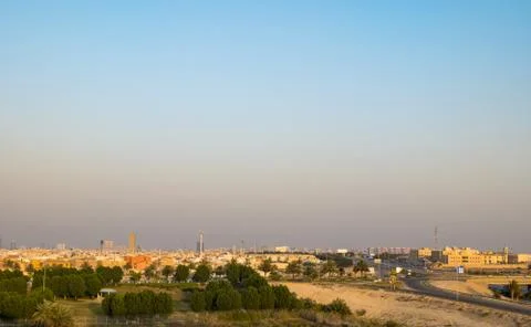 Panoramic of Al Khobar, Eastern Saudi Arabia Stock Photos