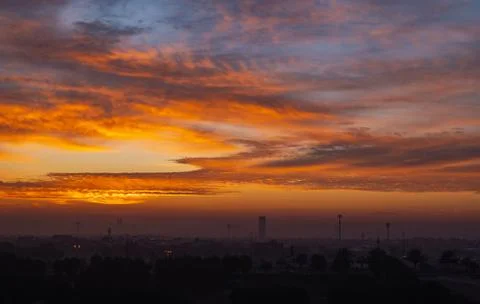 Panoramic of Al Khobar, Eastern Saudi Arabia Foto stock