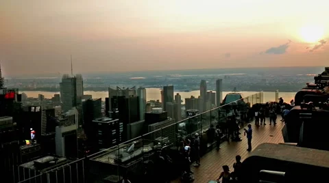 Panoramic And Aerial View Of Manhattan B... | Stock Video | Pond5