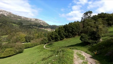 Panoramic Ardisana Valley Stock Footage 271063913
