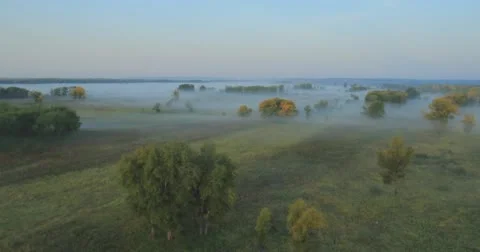Panoramic Autumn landscape. Stock Footage 60047220