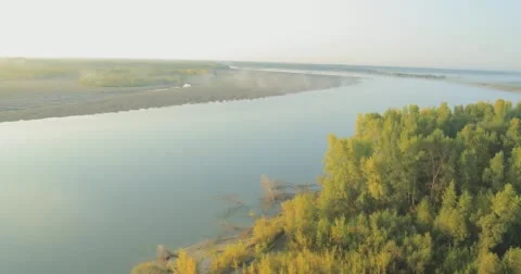 Panoramic Autumn landscape. Stock Footage 60053459