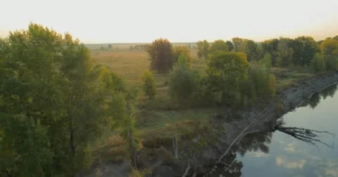 Panoramic Autumn landscape. Stock Footage 60064028